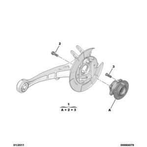 Citroen C-Crosser 2007-2012 Diesel Wheel Hub Bearing