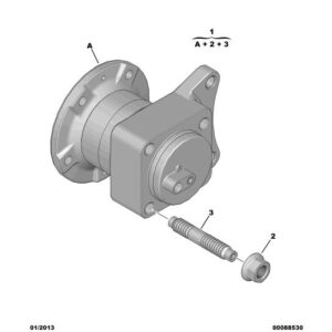 Citroen Dispatch 2007-2011 Diesel Wheel Hub Fixing Nut