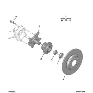Citroen DS5 2011-2021 Petrol Wheel Hub Plug