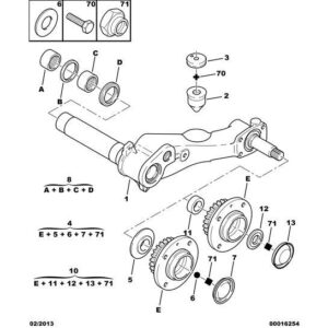 Citroen Xsara 2000-2004 Petrol Bearing Hub Assembly