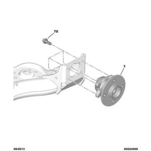 Citroen C1 2005-2009 Petrol Rear Hub Bearing