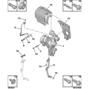 Citroen C3 Air Cross 2017-2021 Petrol Lubrication End-Screw Gasket