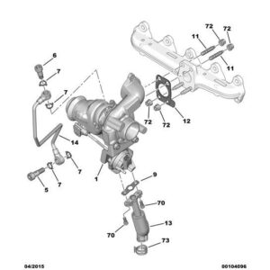 Citroen DS3 2010-2022 Diesel Turbo Charger Gasket