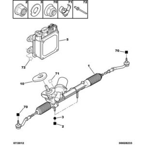 Citroen C3 2002-2005 Petrol Power Steering Ecu