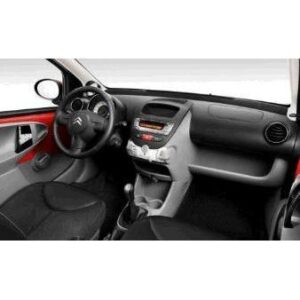 Citroen C1 2005-2012 3-Spoke Steering Wheel Black Leather