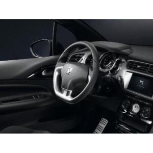Citroen DS3 2010-2022 3-Spoke Steering Wheel Leather And Aluminium