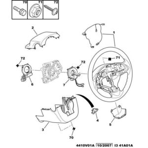 Citroen C-Crosser 2007-2012 Diesel Rotating Switch