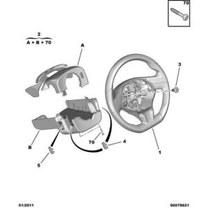 Citroen C3 2009-2013 Petrol Steering Column Jacket