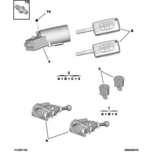 Citroen C6 2005-2012 Diesel Steering Wheel Lock