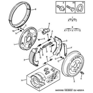 Citroen Dispatch 1994-2006 Diesel Brake Drum