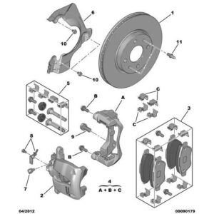 Citroen Nemo 2008-2015 Petrol 2 Front Brake Discs