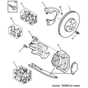 Citroen Dispatch 1994-2006 Diesel Brake Pad Kit Front