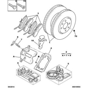 Citroen Xsara 2000-2004 Petrol New Brake Caliper Cylinder
