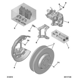 Citroen DS5 2011-2021 Petrol New Brake Caliper Cylinder