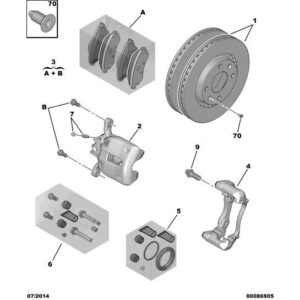 Citroen C6 2005-2012 Diesel Bleed Screw With Cap