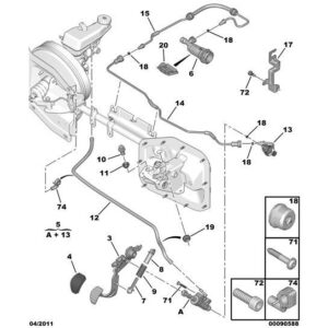 Citroen Dispatch 2007-2011 Diesel Speed Regular Contact Switch