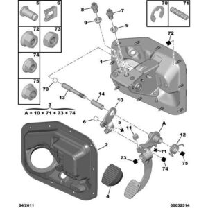 Citroen C8 2002-2008 Diesel Speed Regular Contact Switch
