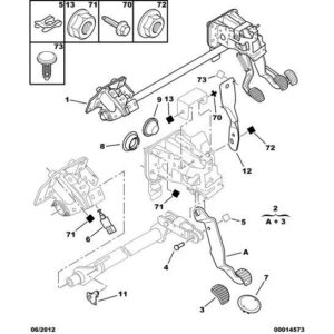 Citroen C3 2002-2005 Petrol Brake Light Switch