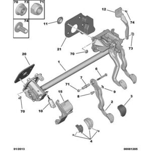 Citroen DS3 2010-2022 Petrol Switch-Brake Light