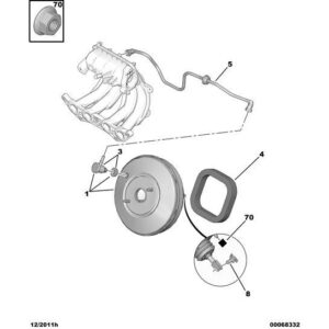 Citroen C2 2003-2007 Petrol Brake Amplifier
