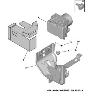 Citroen Berlingo 2012-2015 Diesel Brake Control Hyd Block Suppor