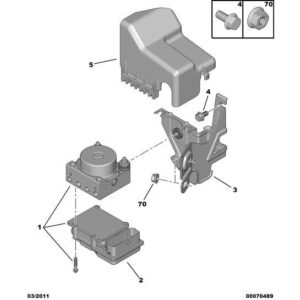Citroen Nemo 2008-2015 Petrol Brake Control Hydraulic Block