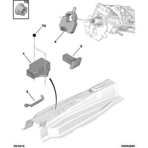Citroen C5 2004-2008 Petrol Wheel Angle Sensor
