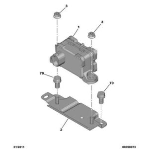 Citroen C-Crosser 2007-2012 Diesel Dual Sensor Support