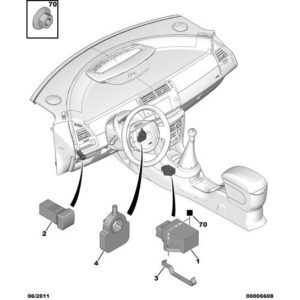 Citroen C4 2008-2010 Diesel Esp Switch