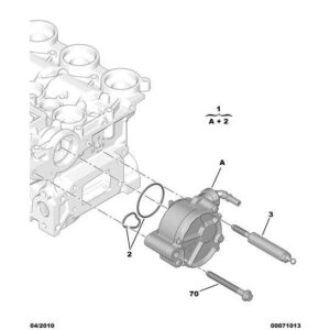 Citroen C2 2007-2009 Diesel Mechanical Vacuum Pump