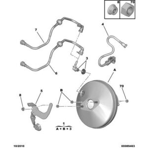 Citroen DS3 2010-2022 Diesel Brake Vacuum Hose