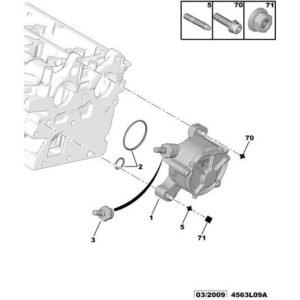 Citroen C5 2008-2021 Diesel Vacuum Pump Gasket Assy