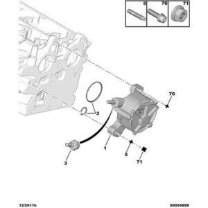 Citroen C4 2008-2010 Diesel Vacuum Pump Valve