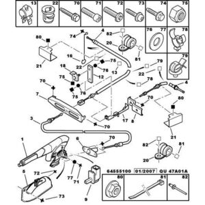 Citroen Dispatch 1994-2006 Diesel Hand Brake Lining Housing