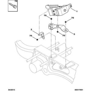 Citroen Berlingo 2008-2012 Diesel Brake Compensator Lever