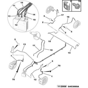 Citroen DS3 2010-2022 Brake Hose