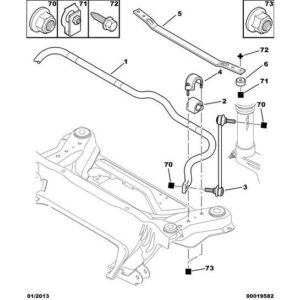 Citroen C5 2001-2004 Diesel Anti-Roll Bar Link
