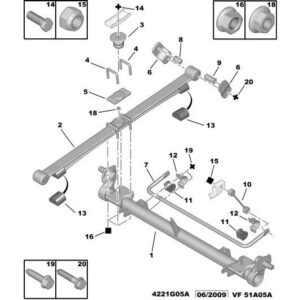 Citroen Berlingo 2006-2008 Petrol Anti-Roll Bar Link