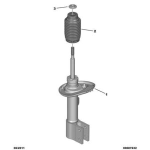 Citroen C4 2010-2013 Petrol Front Suspension Shock-Absorb