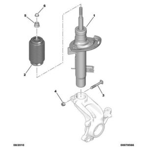 Citroen DS3 2010-2022 Front Suspension Shock-Absorber