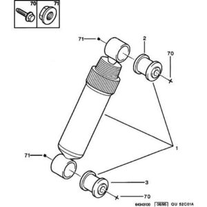 Citroen Dispatch 1994-2006 Diesel Shock-Absorber Flexible-Bush
