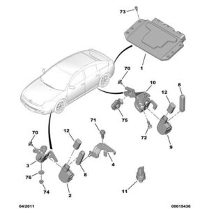 Citroen C6 2005-2012 Diesel Sensor Pressure