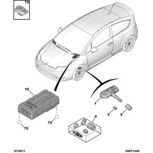 Citroen C4 2008-2010 Diesel Module Valve Fixing Bolt