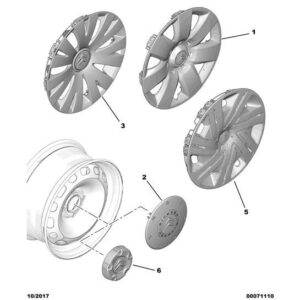 Citroen Berlingo 2012-2015 Wheel Trim (1)