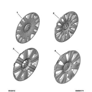 Citroen C2 2003-2007 Petrol Wheel Trim