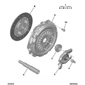 Citroen DS3 2010-2022 Petrol Clutch Kit