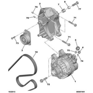 Citroen Berlingo 2006-2008 Petrol Alternator New
