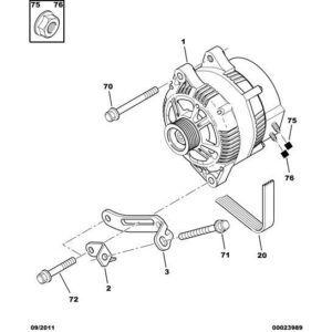 Citroen C1 2005-2009 Petrol Alternator New