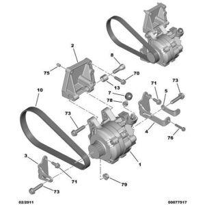 Citroen C3 2002-2005 Petrol Alternator Bracket