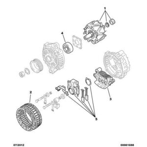 Citroen Xsara 2000-2004 Petrol Alternator Bearing